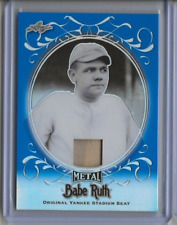 2019 Leaf Metal Babe Ruth Collection Yankee Stadium Seat Blue 8/8 #YS-15 for sale  Shipping to South Africa
