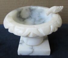 Usado, Banho de pássaro vintage miniatura de mármore alabastro feito na Itália comprar usado  Enviando para Brazil
