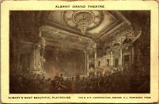 Interior Albany Grand Theatre Albany New York  NY UNP DB Postcard C13 for sale  Shipping to South Africa