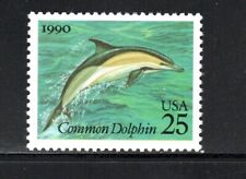 2511 * Golfinho comum * Selo postal dos EUA, sem marca de charneira, usado comprar usado  Enviando para Brazil