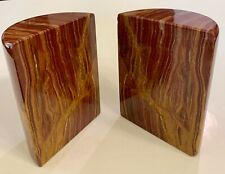 Brown marble bookends for sale  Cypress