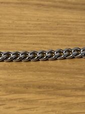 mens thick silver chain for sale  SALISBURY