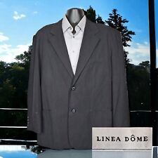 Abrigo deportivo Linea Dome para hombre XL negro algodón de seda segunda mano  Embacar hacia Argentina