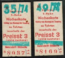 Edmondsonsche fahrkarte bahn gebraucht kaufen  Berlin