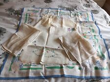 Vintage table linen for sale  WATCHET