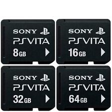 Tarjeta de memoria Sony PS Vita oficial genuina 8 GB, 16 GB, 32 GB, 64 GB vendedor de EE. UU., usado segunda mano  Embacar hacia Mexico
