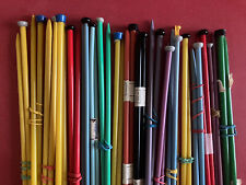 Used, Vintage Plastic Single Point Knitting Needles Sold Per Pair some Gauge, Wimbedar for sale  Shipping to South Africa