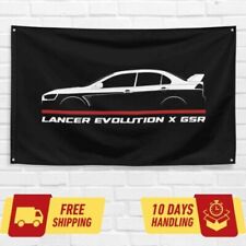 Usado, Bandeira Bandeira 3x5 pés Enthusiast para Mitsubishi Lancer Evolution X GSR 2007-2016 comprar usado  Enviando para Brazil