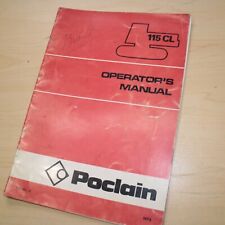 Poclain 115 crawler for sale  Portland