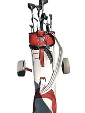 Vintage Wilson Golf Bag / 16 Glof Clubs/ Bag Cart for sale  Shipping to South Africa