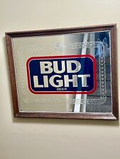 bud light mirrors bar sign for sale  Newfield