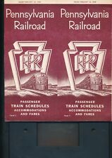 Pennsylvania railroad timetabl for sale  Vancouver