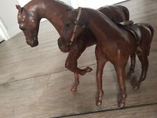 Statuettes chevaux cuirs d'occasion  Brie-Comte-Robert