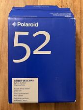 Folha de filme instantânea Polaroid 52 preto e branco 4x5, usado comprar usado  Enviando para Brazil