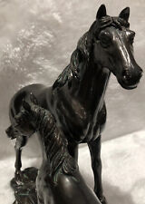NOVO! Égua com potro acabamento em bronze fundido a frio escultura equestre cavalo comprar usado  Enviando para Brazil