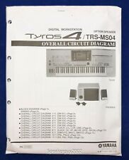 Diagrama de circuito de estação de trabalho digital Yamaha / Tyros4 - TRS-MS04 comprar usado  Enviando para Brazil