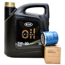 Original KIA Motoröl Öl 5W30 ACEA A5/B5 5W-30 5 Liter + KIA Original Ölfilter comprar usado  Enviando para Brazil