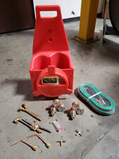 Used, Portable Welding Oxygen Acetylene Torch Kit with Carrying Tote -No Tanks for sale  West Covina