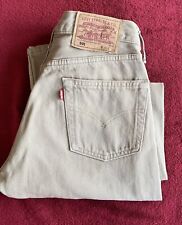 Levis 501 beige for sale  LEICESTER