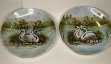 Antique swan plate for sale  Stamford