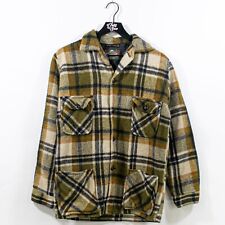 Usado, Abrigo de cámper canadiense de lana mohair sobre camisa Shacket mediano de colección años 60 segunda mano  Embacar hacia Argentina