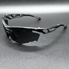 Rudy Project Tralyx Wrap Sports Sunglasses Black Italy Used for sale  Shipping to South Africa