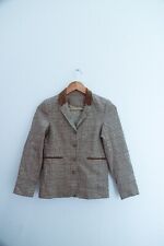 Vintage brown checkered for sale  Ireland