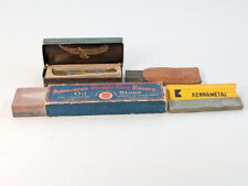Faca de bolso vintage Eagle Lock Blade #37792 4 1/4" PBC366 3 pedras de afiação e caixa, usado comprar usado  Enviando para Brazil