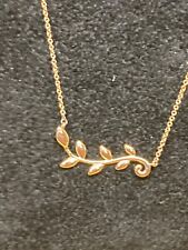 18k gold leaf necklace for sale  Cincinnati