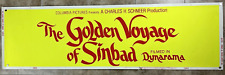 The Golden Voyage of Sinbad 1973 pôster original do filme 24 x 82 comprar usado  Enviando para Brazil