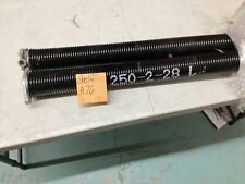 Pair of 2" Garage Door Torsion Springs 250-2-28" *FAST Shipping* for sale  Shipping to South Africa