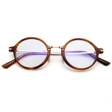 Retro Round Eyeglasses Frame For Men Women Vintage Ultra Light Plate Spectacles, used for sale  Shipping to South Africa