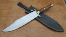 Occasion, HEAVY DUTY Old Custom-made Vintage Carbon Steel Bowie Hunting Fighting Knife d'occasion  Expédié en France