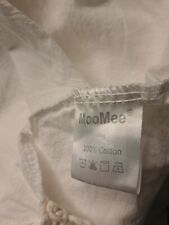 Used, MooMee White 100% Cotton Linen Duvet Cover King for sale  Shipping to South Africa