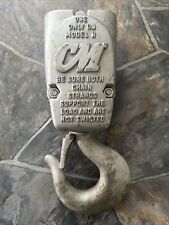 antique ton 1 hoist chain for sale  New Kensington