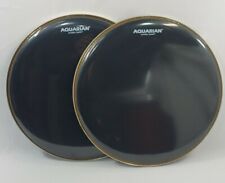 Cabezales de tambor Aquarian Classic negros transparentes de 13" (2 piezas)  segunda mano  Embacar hacia Argentina