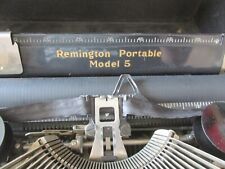 1930’s Remington Portable Model 5 - Antique Typewriter - With Case Works for sale  Shipping to South Africa