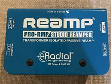 Radial Engineering ProRMP Passive Studio Reamper Box Reamping Re-Amp Device A comprar usado  Enviando para Brazil