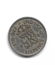 Sixpence 1948 george for sale  STOURPORT-ON-SEVERN