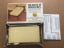 #4 Vintage HOUSE OF MINIATURES Chippendale Cama Poste Baixa Solteiro 1760 com Caixa Nova Na Caixa, usado comprar usado  Enviando para Brazil