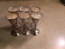 goblets plated silver for sale  Belding