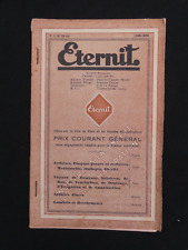 Publicite 1935 eternit d'occasion  Besançon