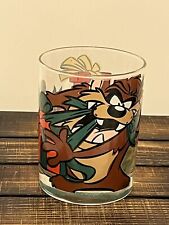 Taza de vidrio Looney Tunes Tasmanian Devil Taz 1995 vacaciones de Navidad segunda mano  Embacar hacia Argentina