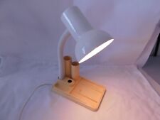 Vintage 1990's Adjustable Desk Organiser Tidy Lamp ~ Working ~ Poole Lighting, used for sale  Shipping to South Africa