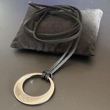 Collana pelle nera usato  Scandicci