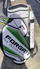 Forgan of St Andrews Tour Deluxe Cart Trolley Bag Green & White Limited Edition for sale  Shipping to South Africa