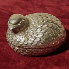 Vintage pewter quail for sale  BELPER