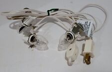 3 Socket Light Cord for Christmas Village Buildings & Houses ~10Ft Long ~ EUC for sale  Shipping to South Africa