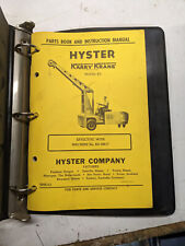 Hyster parts book for sale  Saint Cloud