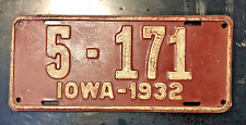 Vintage licence plate for sale  Shipping to Ireland